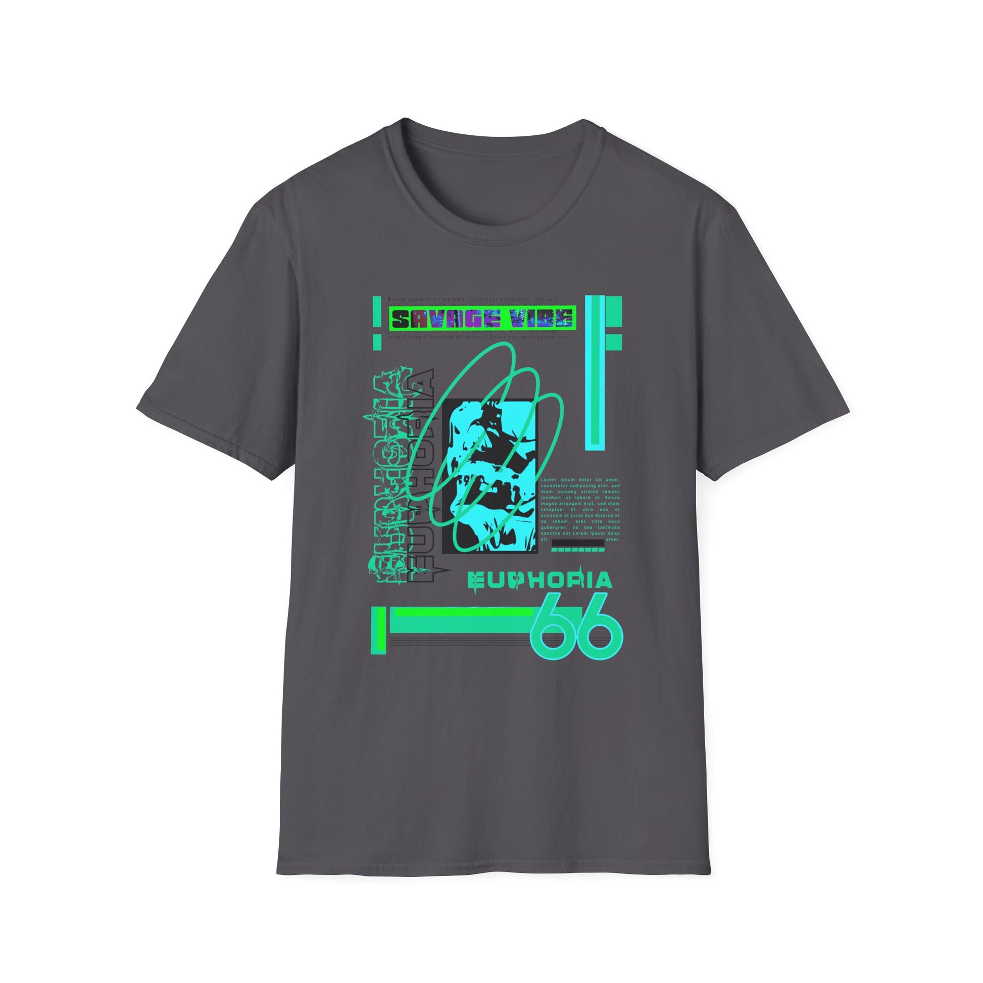 Urban Underground Collection - Savage Vibe, Euphoria 66, Graphic T Shirt - CaliPride Clothing