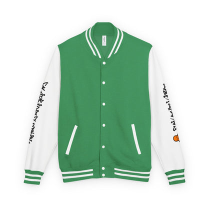 Urban Underground Collection - Savage Vibe, Bone Drop Graphic Letterman Jacket | CaliPride Clothing
