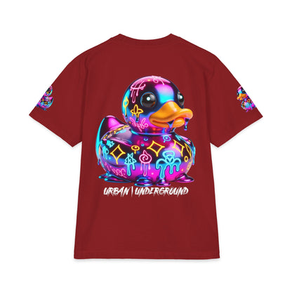 Urban Underground Collection - Neon Drip, Rub'a Ducky, Graphic 4-way T Shirt - CaliPride Clothing