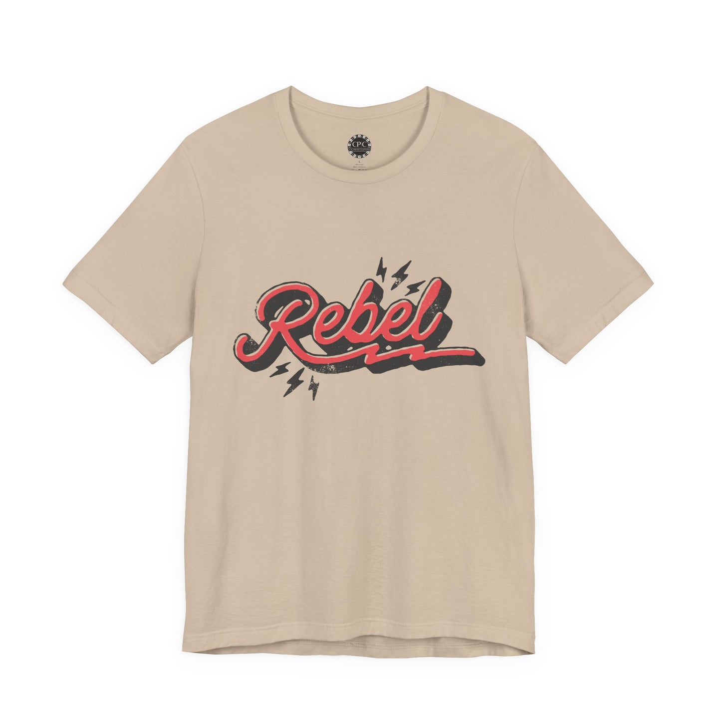 Punk Resurrected Collection - "Rebel" in Reverse, Double sided Graphic T‑Shirt - CaliPride Clothing