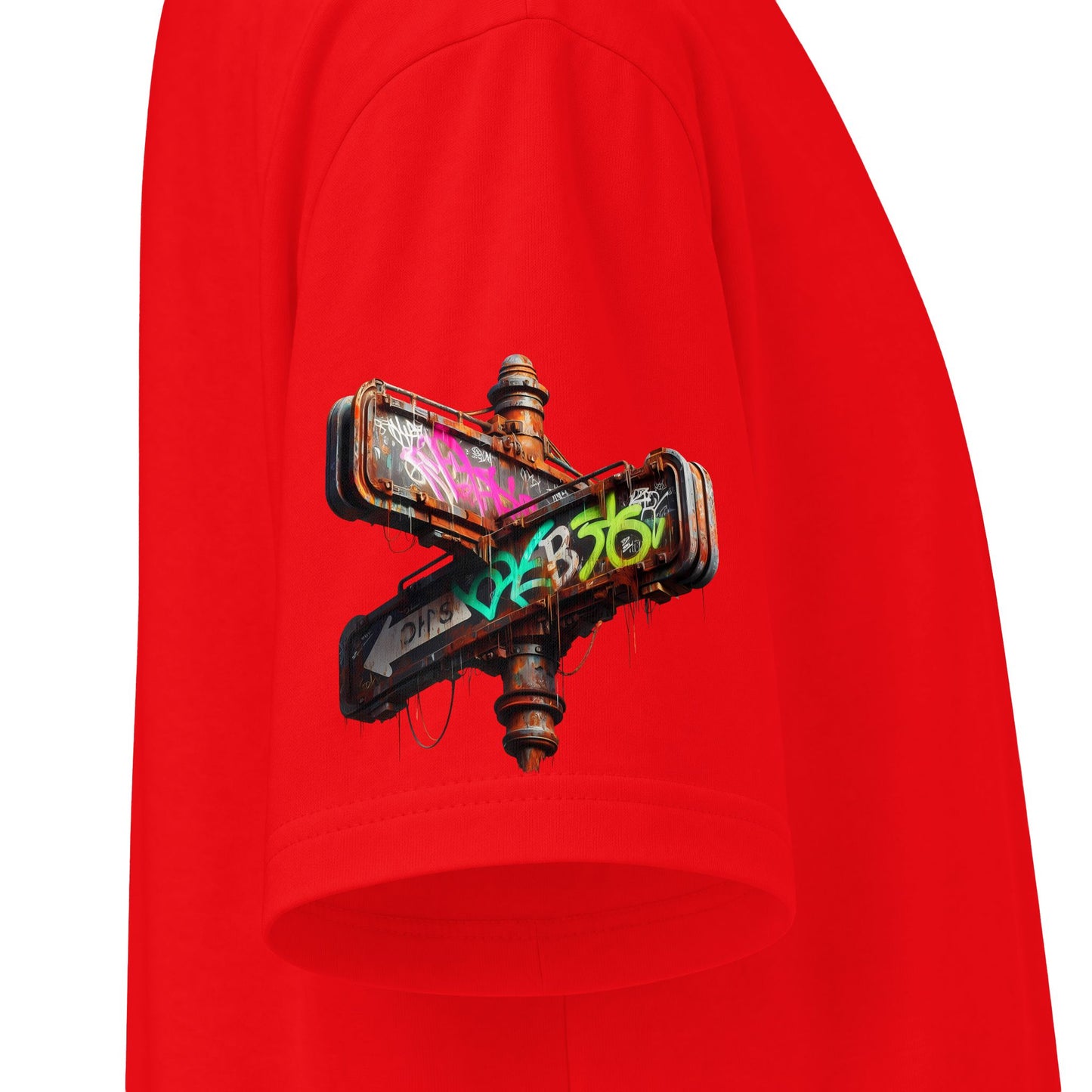 Urban Underground Collection - Neon Drip, Skateboard, Graphic 4-way T Shirt - CaliPride Clothing