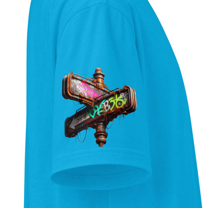 Urban Underground Collection - Neon Drip, Skateboard, Graphic 4-way T Shirt - CaliPride Clothing