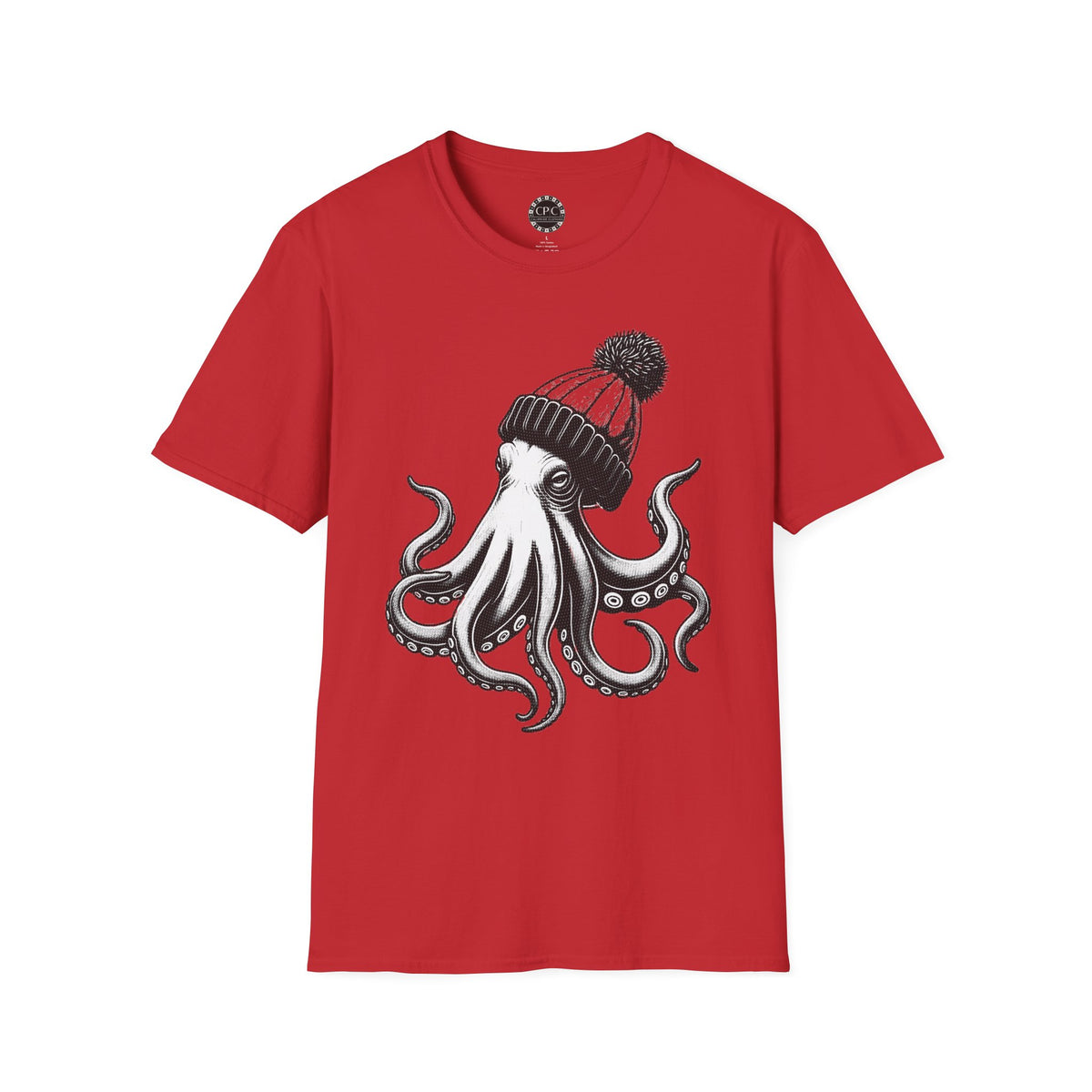 Pacific Works Collection - Hipster Octopus Graphic T-Shirt — CaliPride Clothing