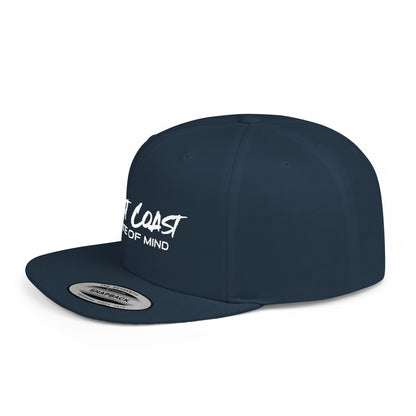 Urban Underground Collection - West Coast State Of Mind, Flat Bill Snapback Hat, Embroidered - CaliPride Clothing