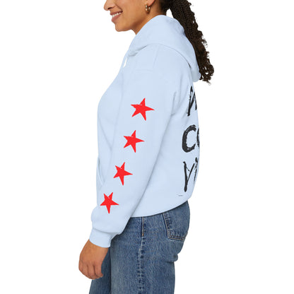 Urban Underground Collection | West Coast Vibe series - Graphic & Stars Hoodie - CaliPride Clothing