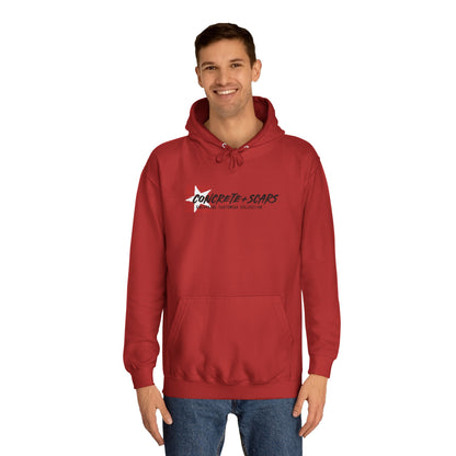 Concrete & Scars Skatewear Collection - C & S Signature Logo, Graphic Hoodie — CaliPride Clothing