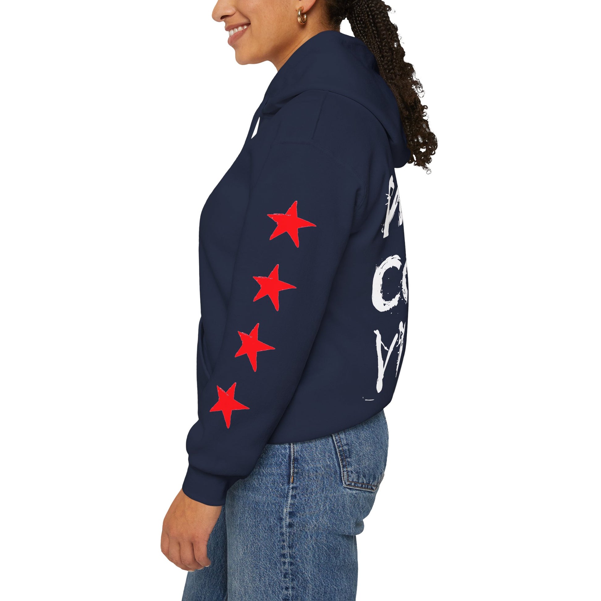 Urban Underground Collection | West Coast Vibe series - Graphic & Stars Hoodie - CaliPride Clothing