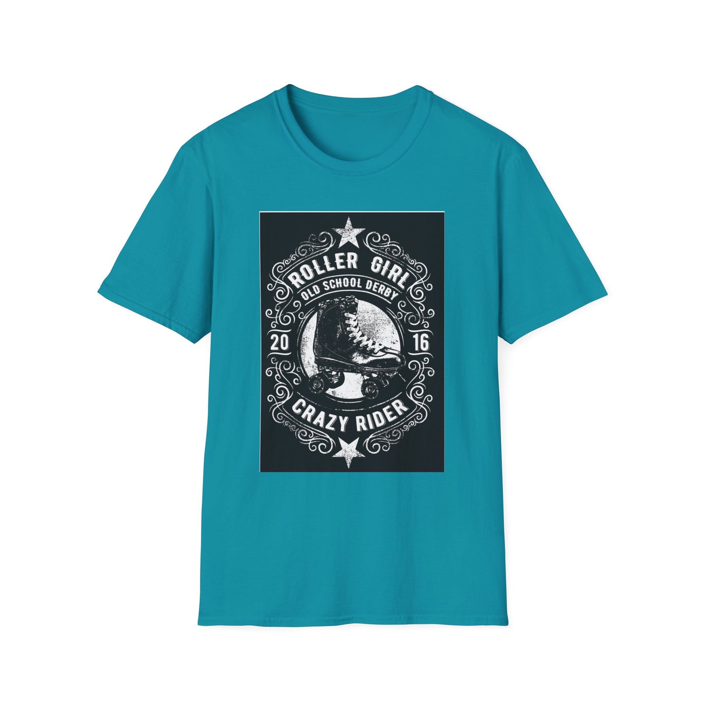 Roller Girl Crazy Rider T-shirt | Skate Derby Graphic