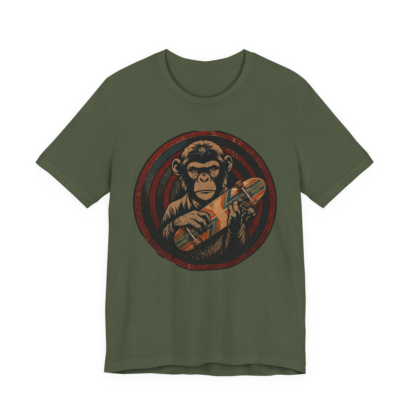 Skate & Surf Collection - Chimpin' Around, Graphic T-Shirt - CaliPride Clothing