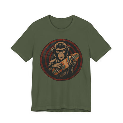 Skate & Surf Collection - Chimpin' Around, Graphic T-Shirt - CaliPride Clothing