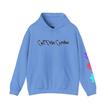 Skate & Surf Collection - Neon Skizzy Skater Graphic Hoodie, multiple colors | CaliPride Clothing