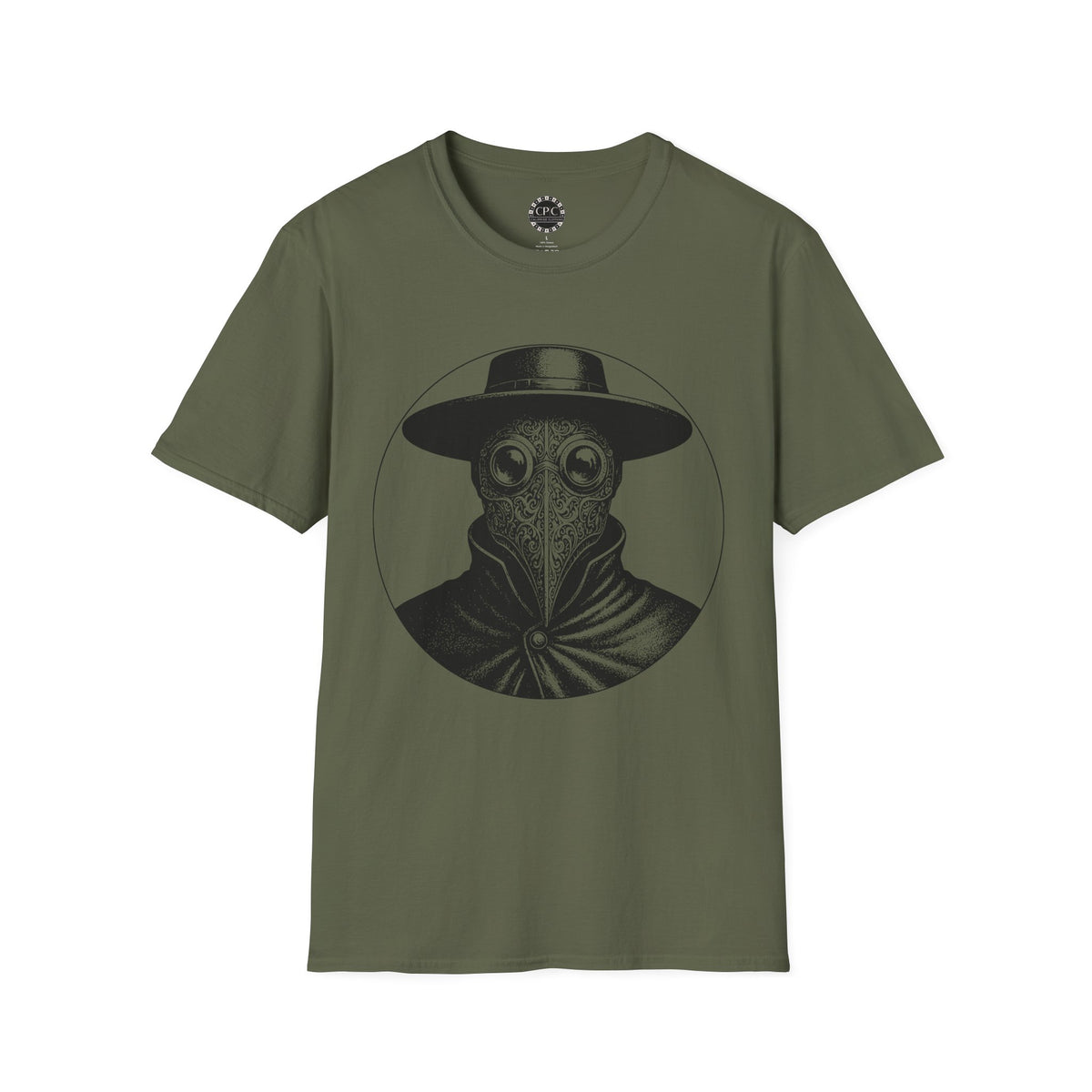 Pacific Works Collection - Vintage Plague Doctor Graphic Tee — CaliPride Clothing