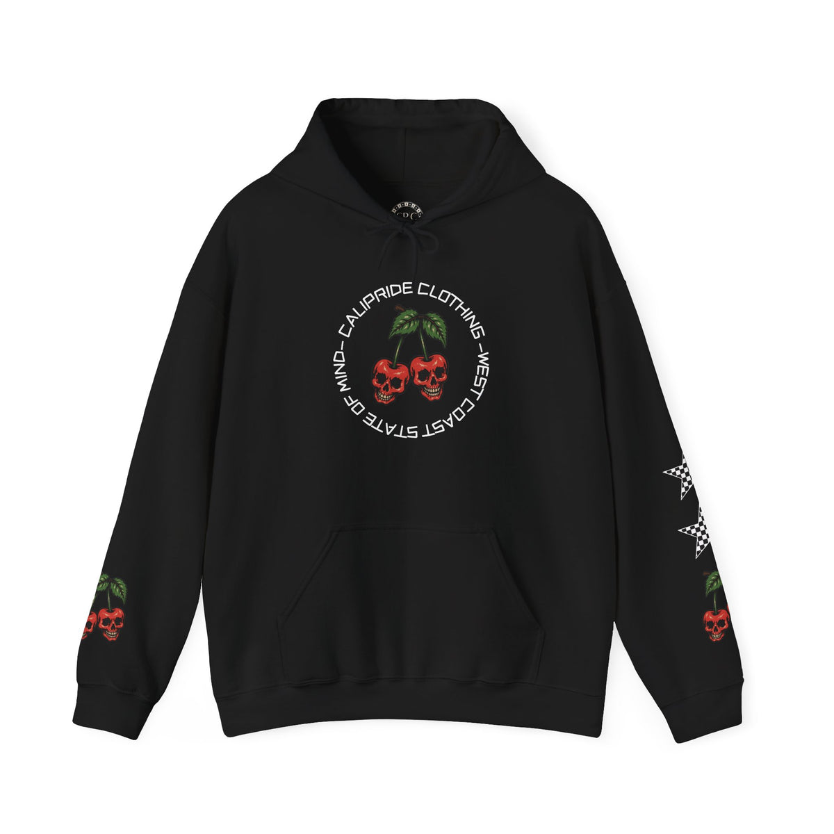 Skate & Surf Collection - Angry Cherry, Graphic Hoodie | CaliPride Clothing