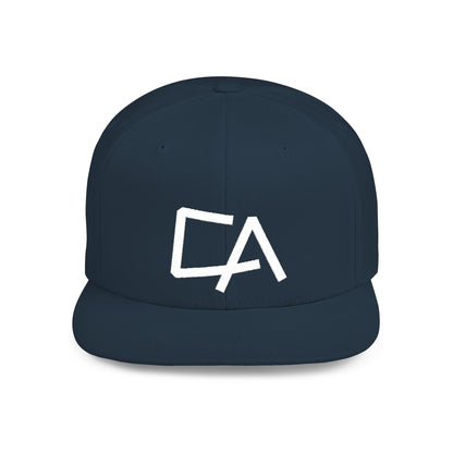 Urban Underground Collection - "CA" California, Embroidered Snapback Flat bill hat - CaliPride Clothing