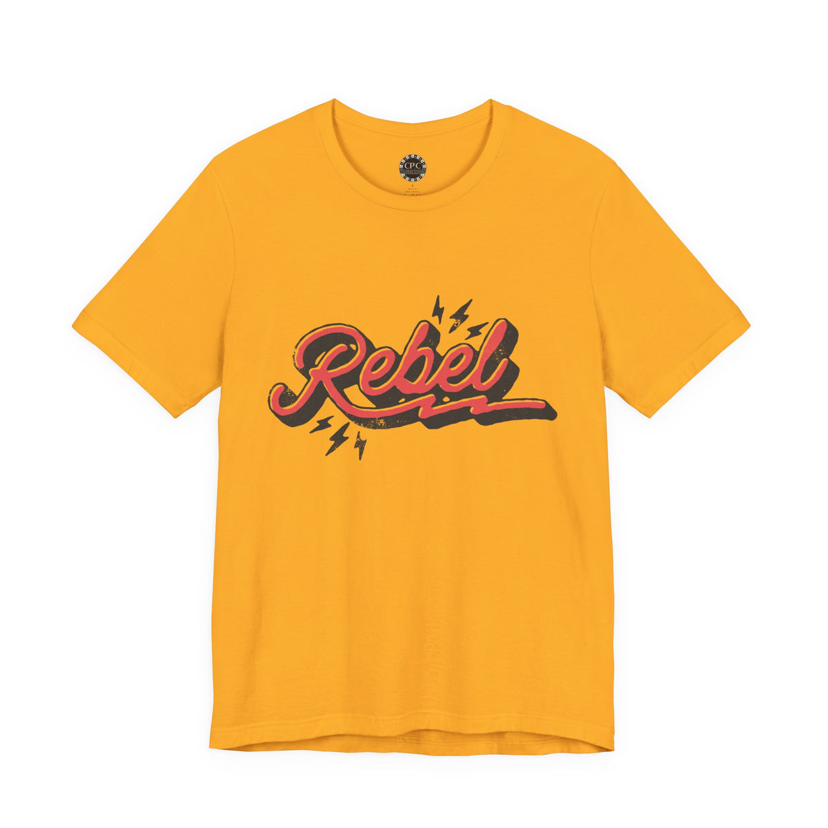 Punk Resurrected Collection - "Rebel" in Reverse, Double sided Graphic T‑Shirt - CaliPride Clothing
