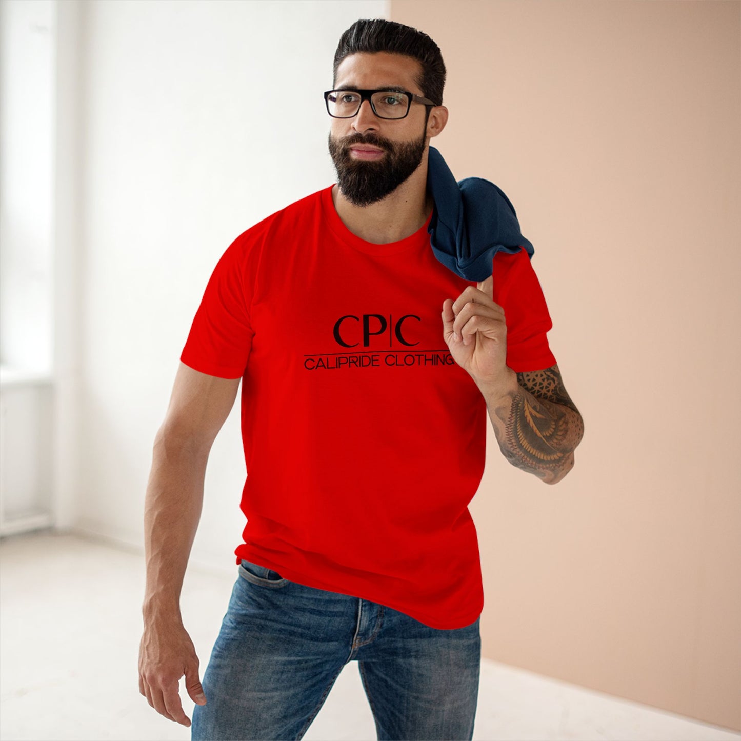 CP | C Elite branded T Shirt - CaliPride Clothing, black logo