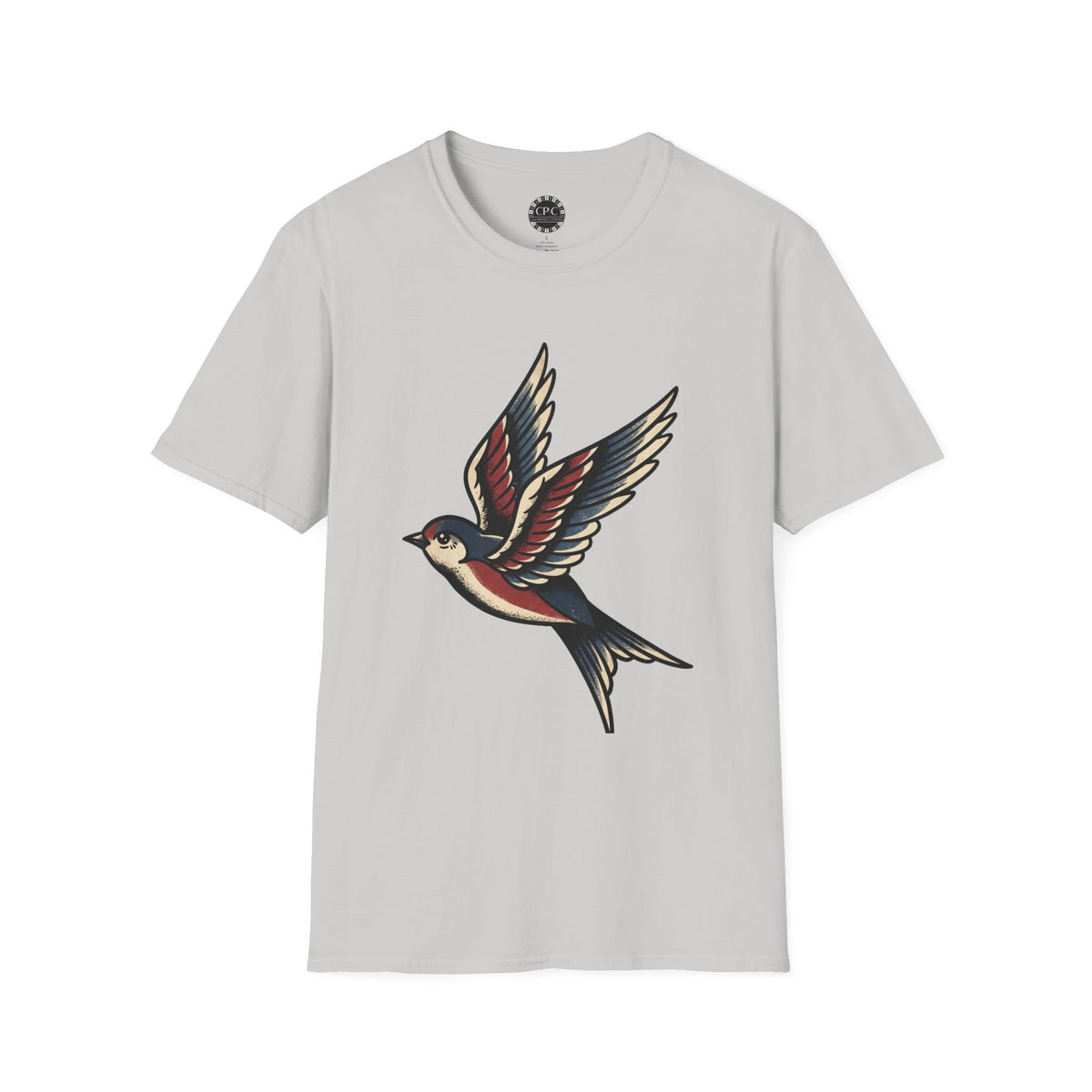 Pacific Works Collection - Vintage Flying Swallow Graphic Tee — CaliPride Clothing