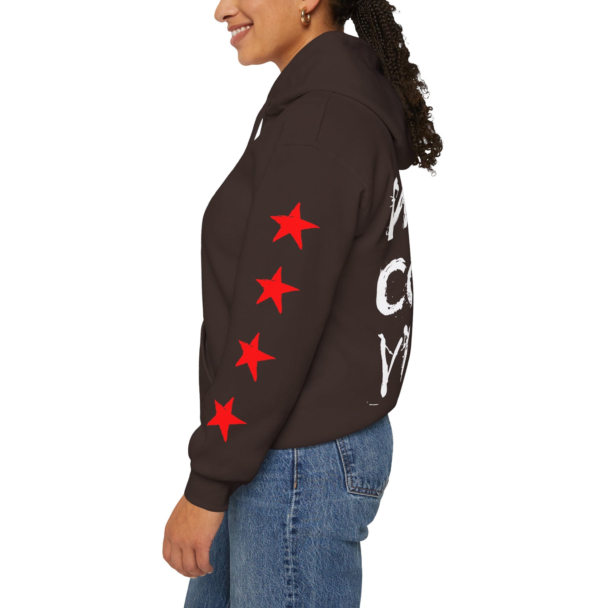 Urban Underground Collection | West Coast Vibe series - Graphic & Stars Hoodie - CaliPride Clothing