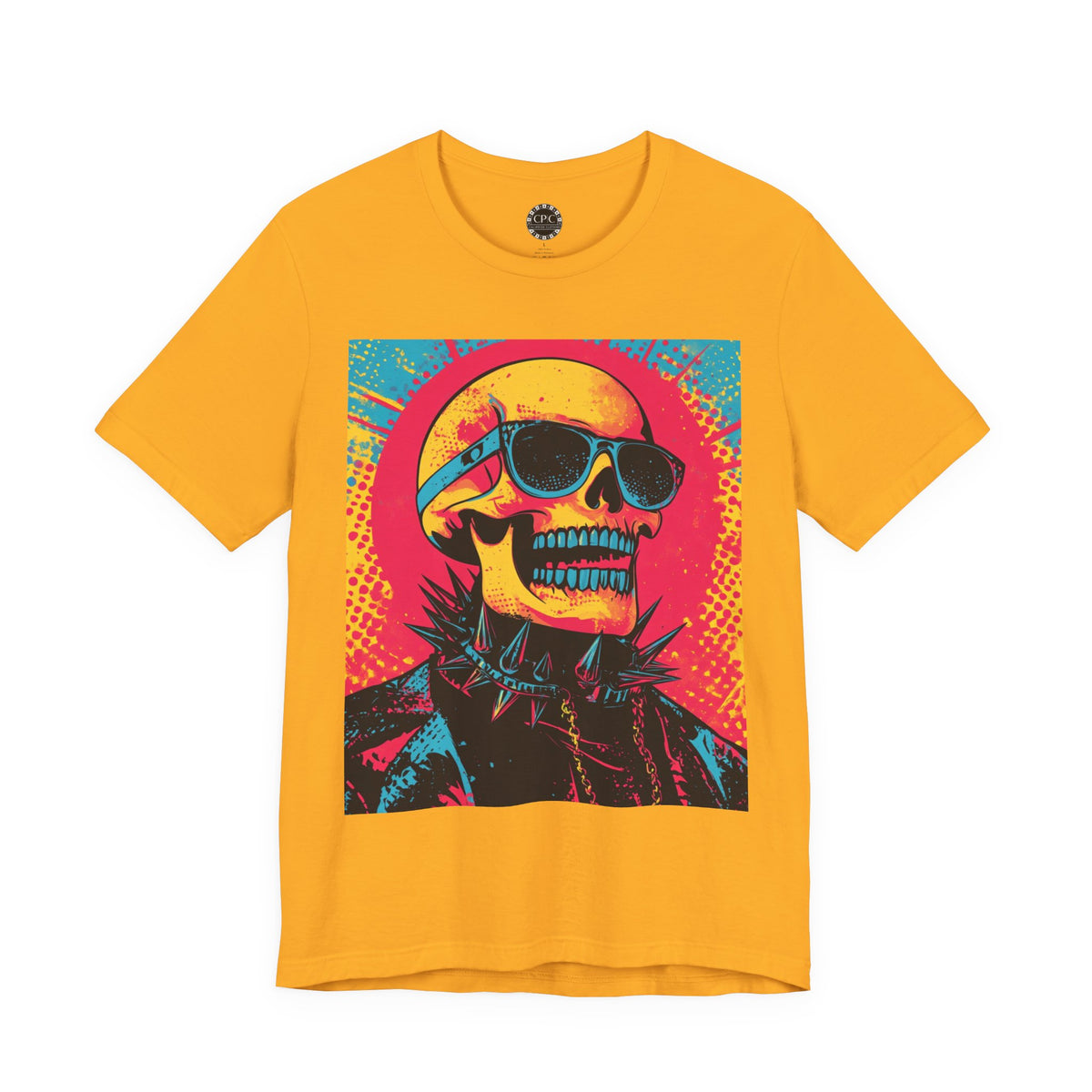 Punk Resurrected Collection - Blue Toothed Punk, Retro Graphic T - Shirt - CaliPride Clothing