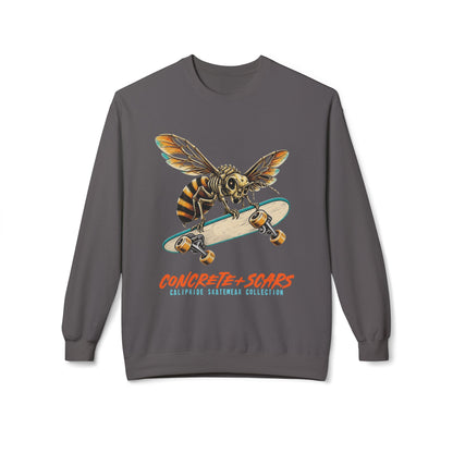 Concrete & Scars Collection - Bee Shredder, Graphic Sweatshirt — CaliPride Clothing