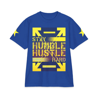 Urban Underground Collection - 'Stay Humble, Hustle Hard' double sided Rockstar Graphic T Shirt — CaliPride Clothing