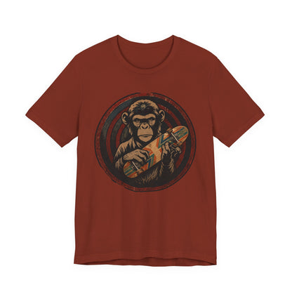 Skate & Surf Collection - Chimpin' Around, Graphic T-Shirt - CaliPride Clothing