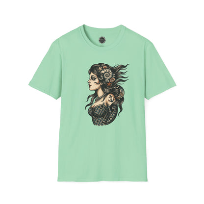 Pacific Works Collection - Vintage Mermaid Graphic T-Shirt — CaliPride Clothing