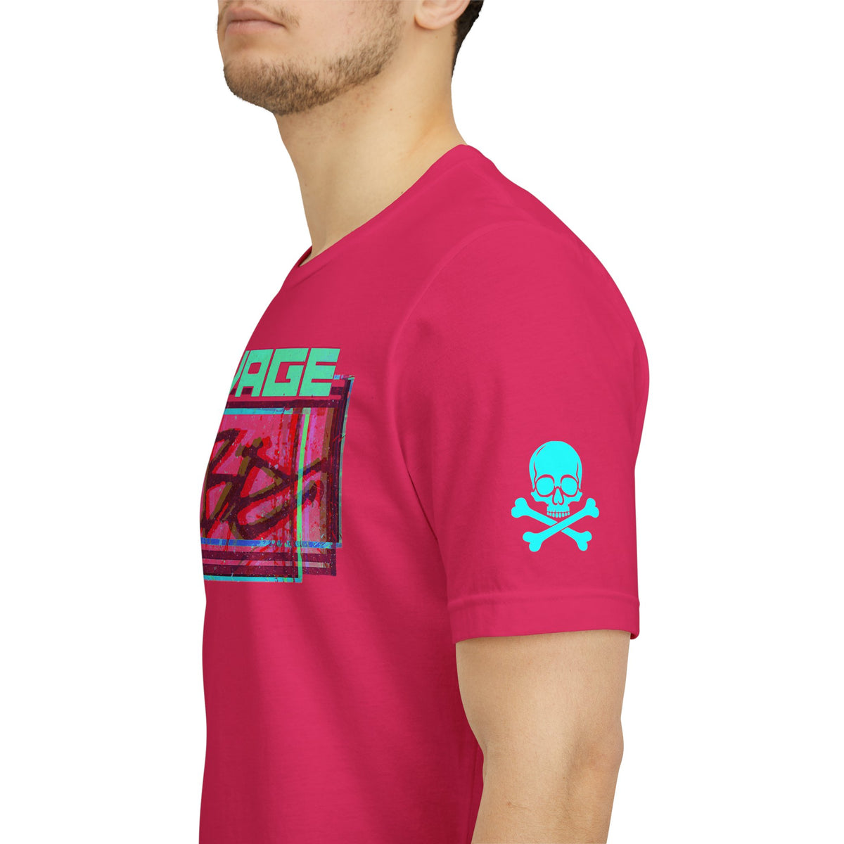 Urban Underground Collection - Distorted Savage Vibe, Graphic T Shirt - CaliPride Clothing