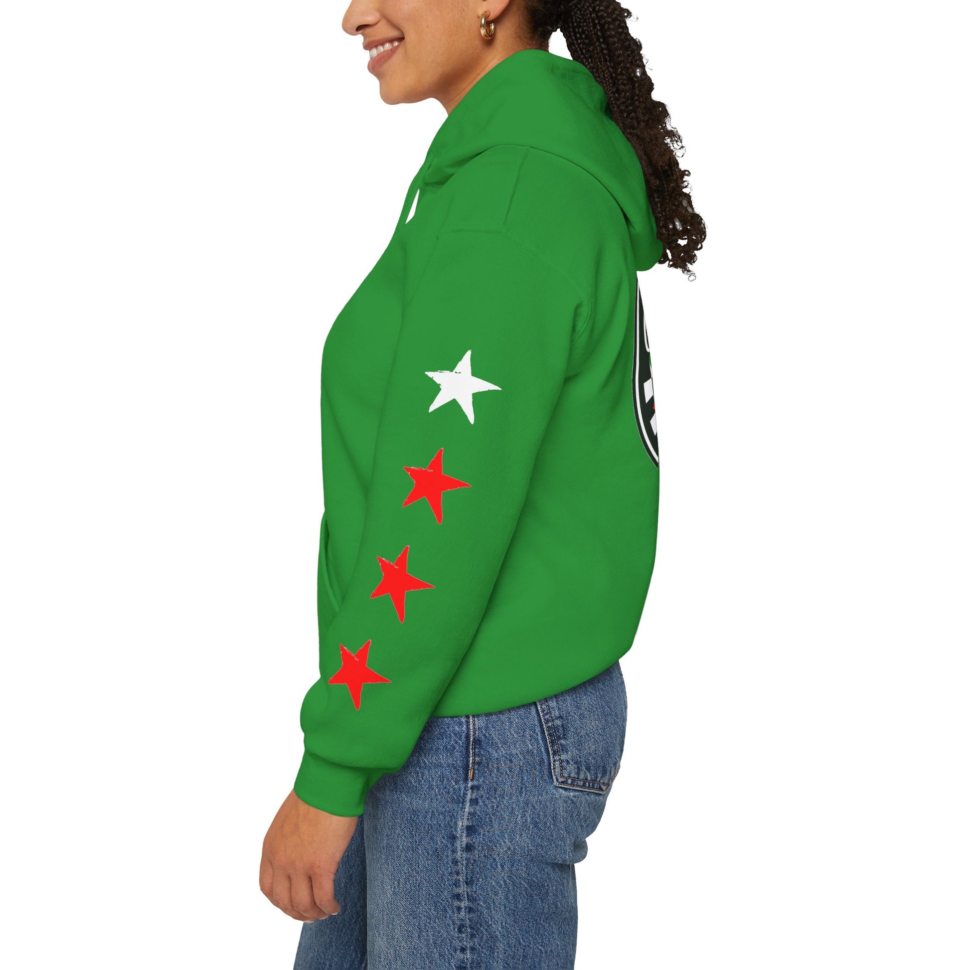 Skate & Surf Collection - Checkered Star Emblem Hoodie, multiple colors | CaliPride Clothing