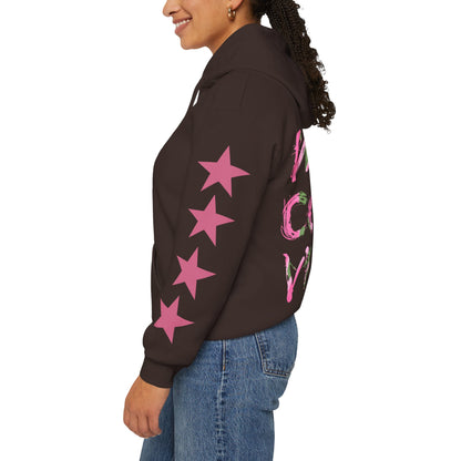'West Coast Vibe' Hoodie, multicolor w Stars, Graphic Hoodie | CaliPride Clothing