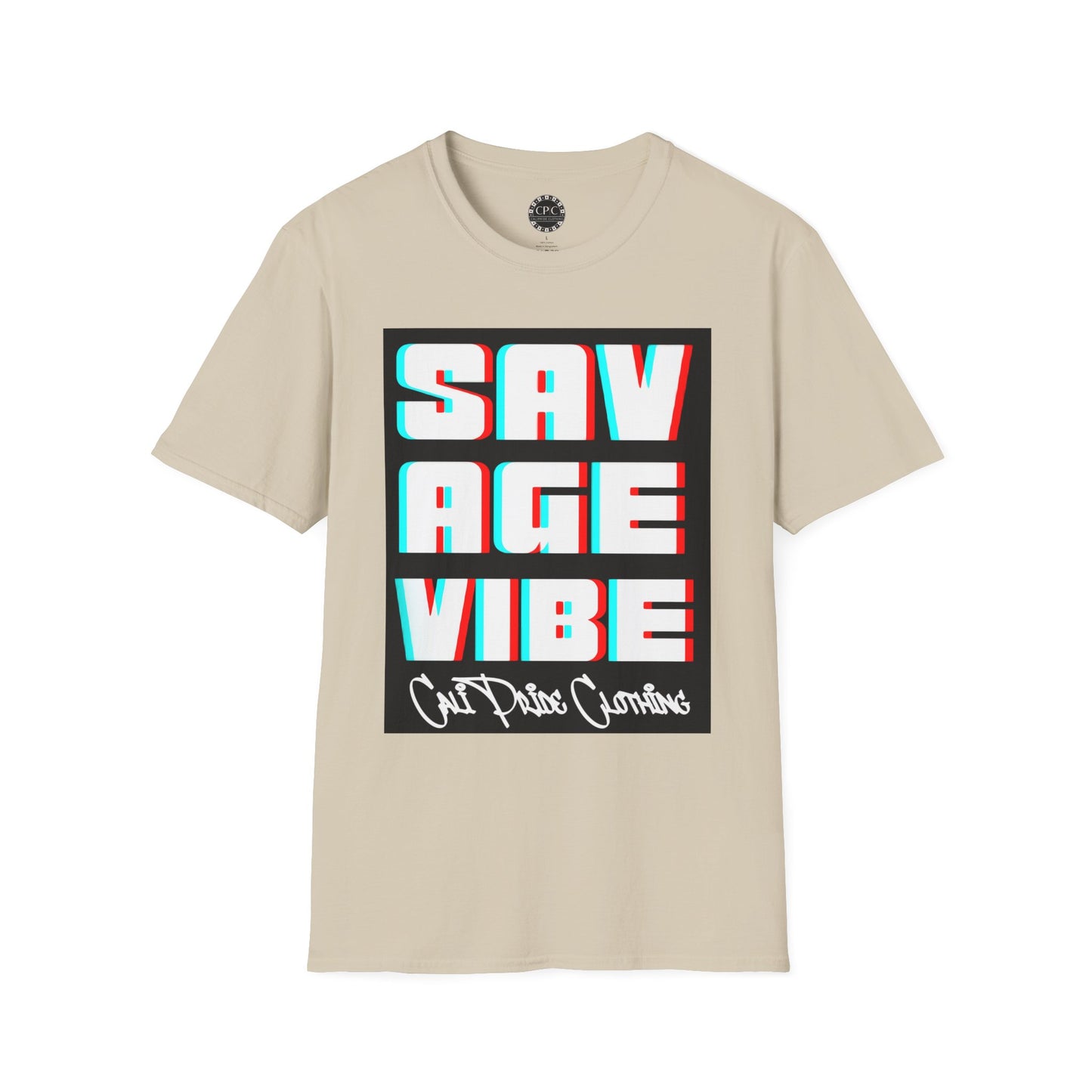 Urban Underground Collection | Savage Vibe Graffiti Block Series - 3D Anaglyph T Shirt — CaliPride Clothing