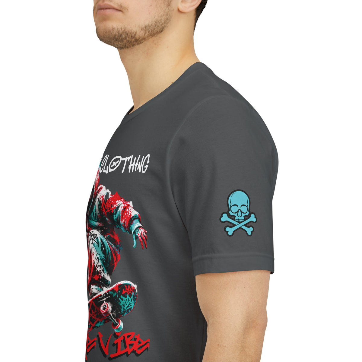 Skate & Surf Collection - Savage Vibe Skater Graphic T-Shirt - CaliPride Clothing