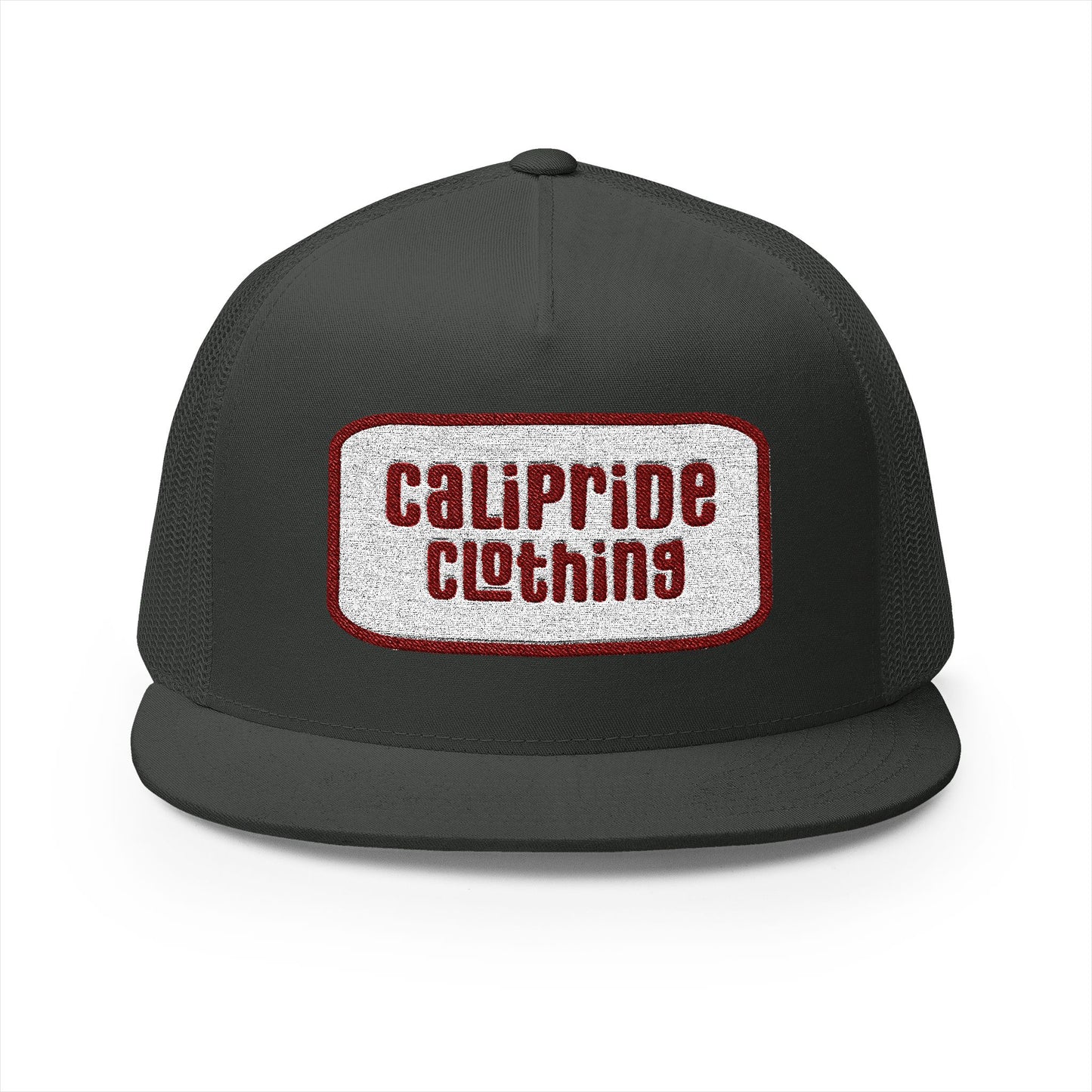 CaliPride Clothing Red Oval Logo Trucker Cap