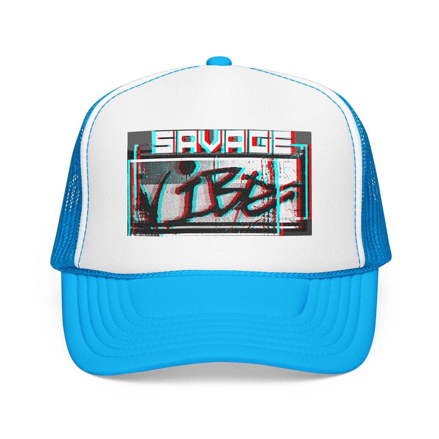 Urban Underground Collection - Bold & Big Color Vibes, Savage Vibe Foam Trucker Hat – DFT printing