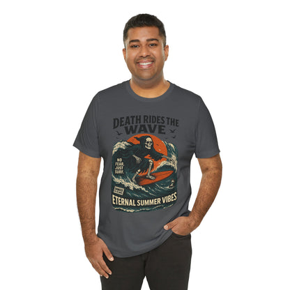 Urban Underground Collection - Death Rides the Wave Graphic T-Shirt - CaliPride Clothing