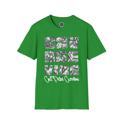 Savage Vibe Graffiti Block, Monochrome gray - CaliPride Clothing
