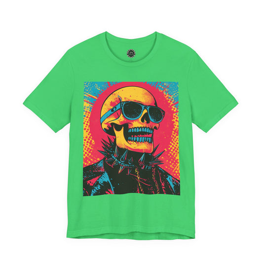 Punk Resurrected Collection - Blue Toothed Punk, Retro Graphic T - Shirt - CaliPride Clothing