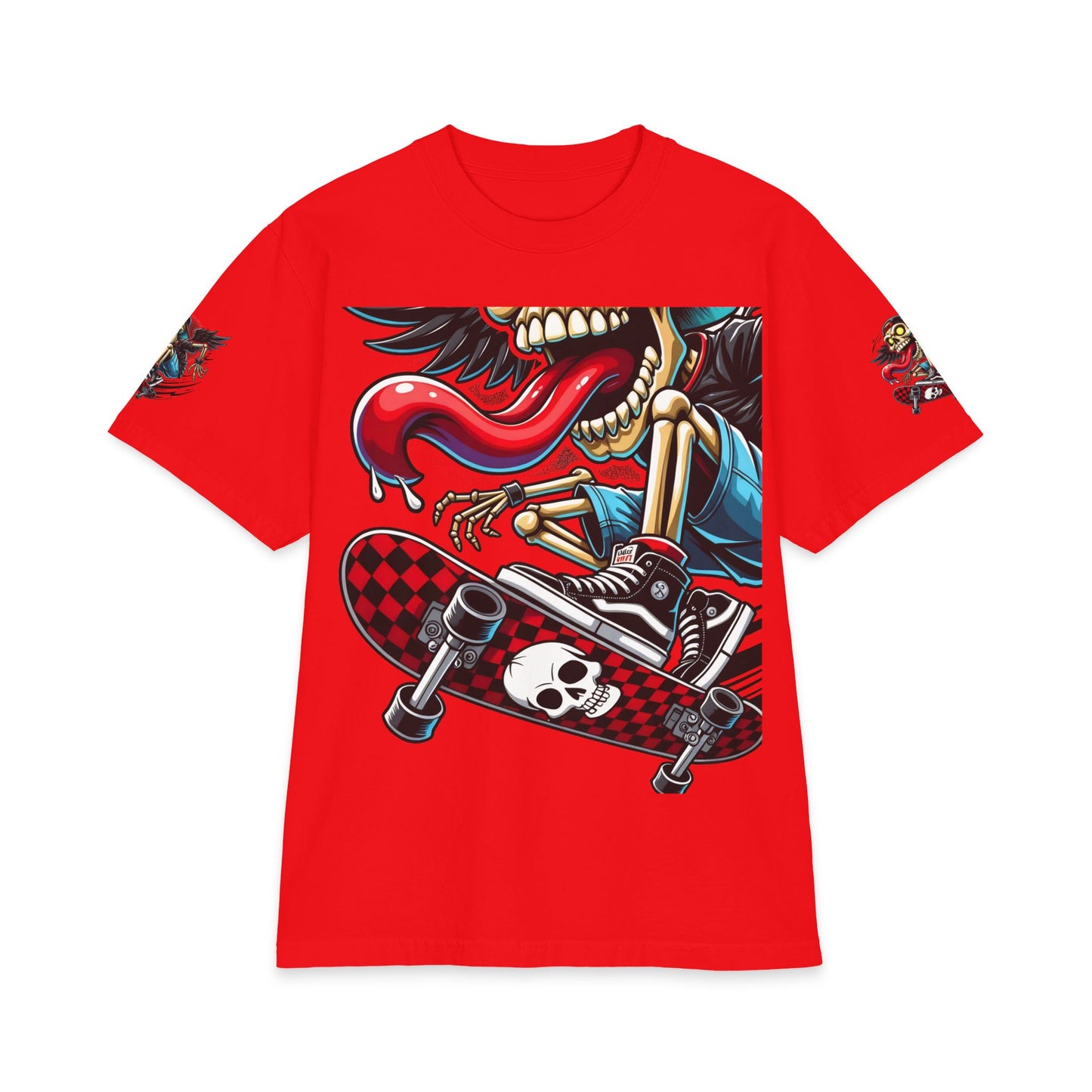 Urban Underground Collection - Neon Drip, Tongue Out, Graphic 4-way T Shirt - CaliPride Clothing