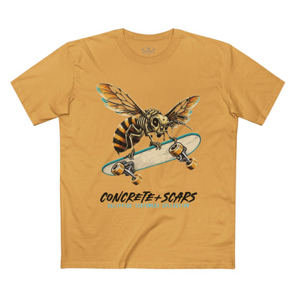 Concrete & Scars Collection - Bee Shredder, Graphic T-Shirt — CaliPride Clothing