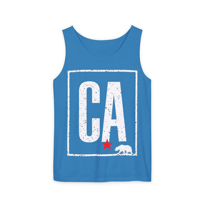 CA State Bear Tank Top | CaliPride Clothing