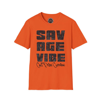"Savage Vibe Graffiti Block" Series, Black & Grey logo — CaliPride Clothing
