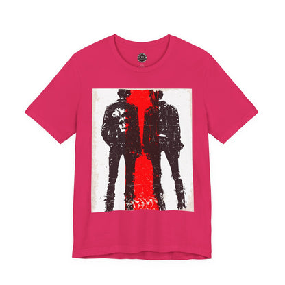 Punk Resurrected Collection - Couple Run, Neon Graphic T - Shirt - CaliPride Clothing