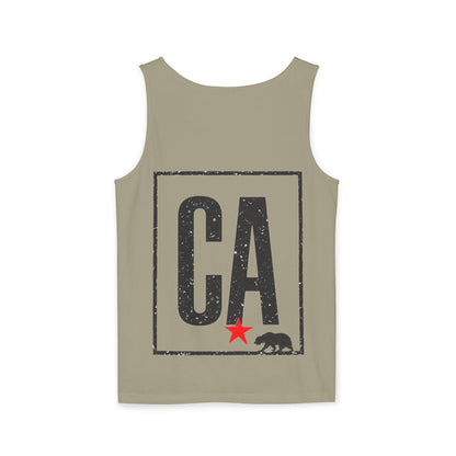 Surf & Beach Collection - CA State Bear, Tank Top | CaliPride Clothing