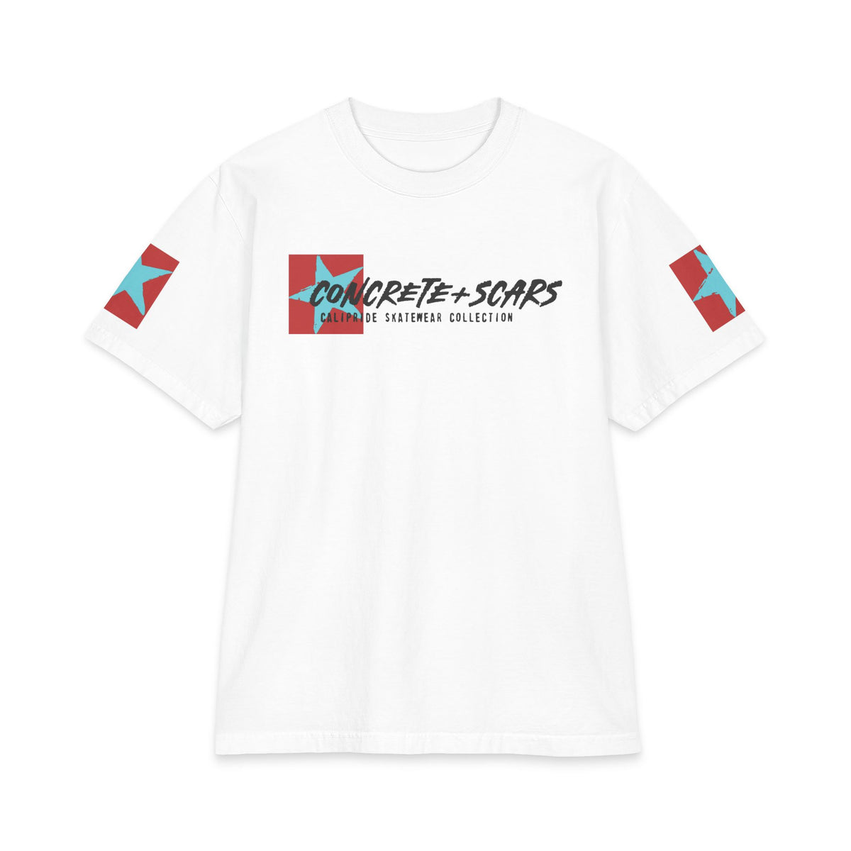 Concrete + Scars Skatewear Collection - C+S Signature Logo, Graphic T-Shirt — CaliPride Clothing