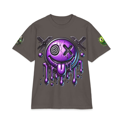 Urban Underground Collection - Neon Drip Drooly, Graphic 4-way T Shirt - CaliPride Clothing