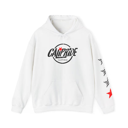 'West Coast Vibe', Checkered Sugar Skull & Stars Hoodie - CaliPride Clothing