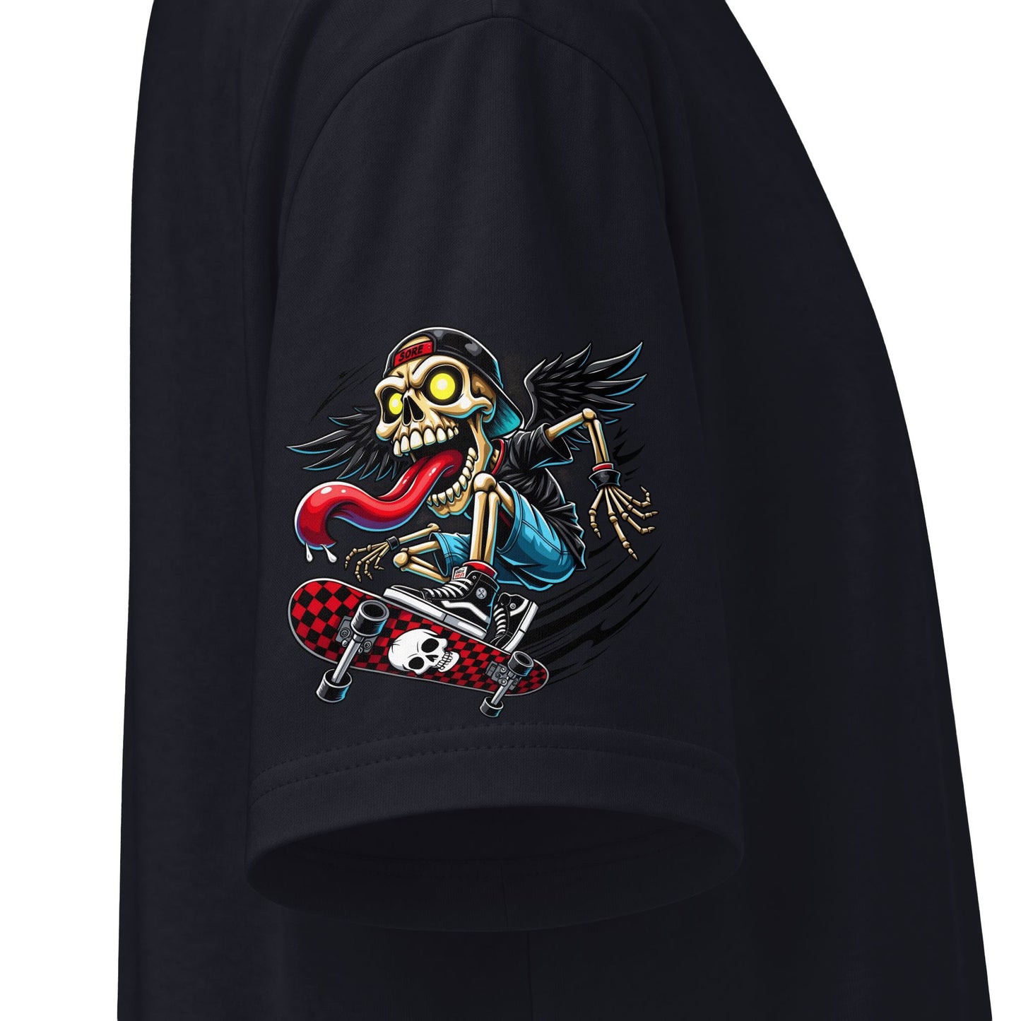 Urban Underground Collection - Neon Drip, Tongue Out, Graphic 4-way T Shirt - CaliPride Clothing