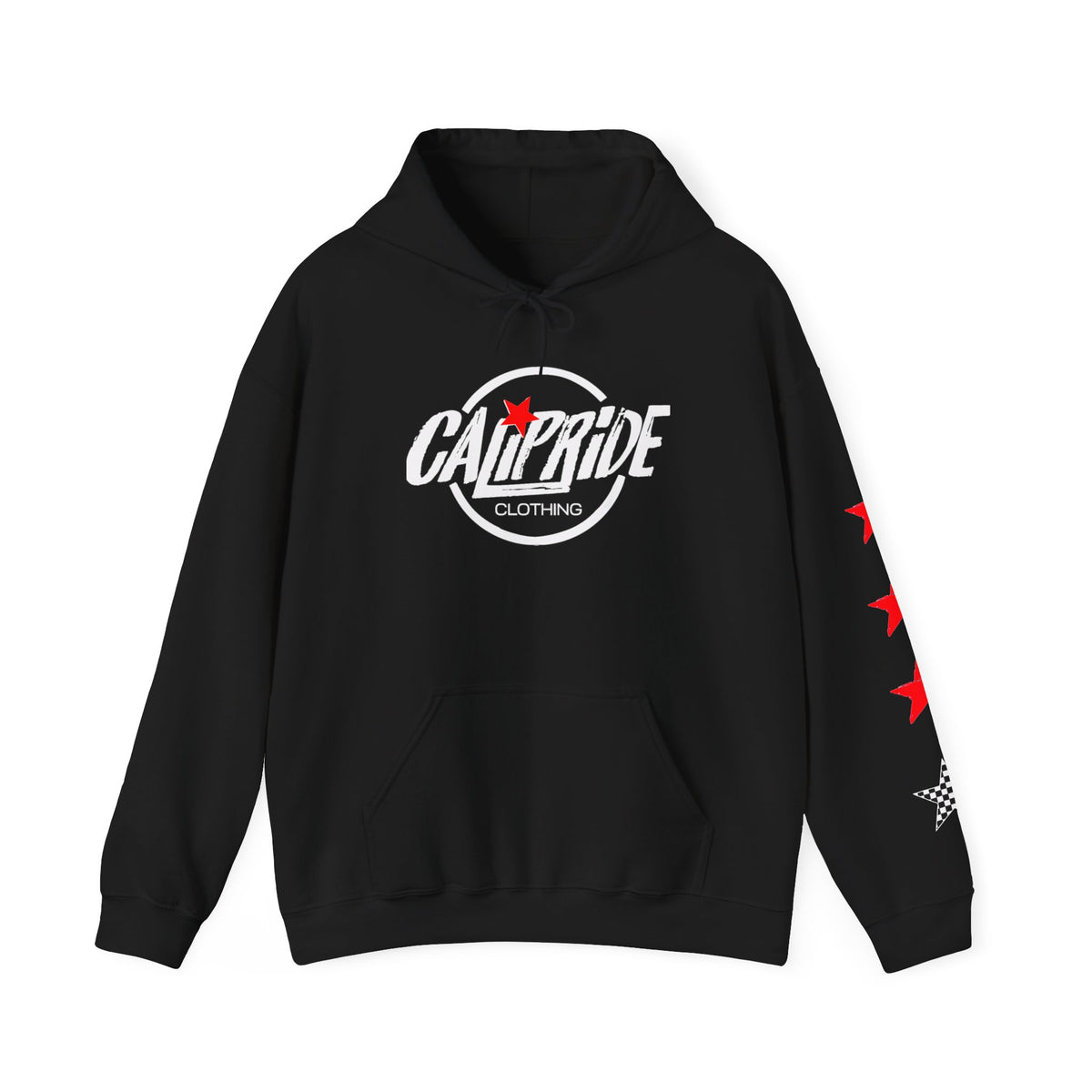 Urban Underground Collection | West Coast Vibe series - Graphic & Stars Hoodie - CaliPride Clothing