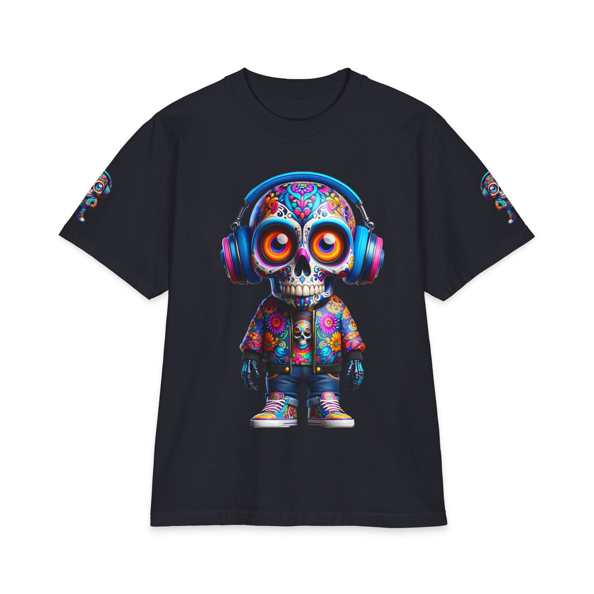 Urban Underground Collection - Neon Drip, Lil' Sugar, Graphic 4-way T Shirt - CaliPride Clothing