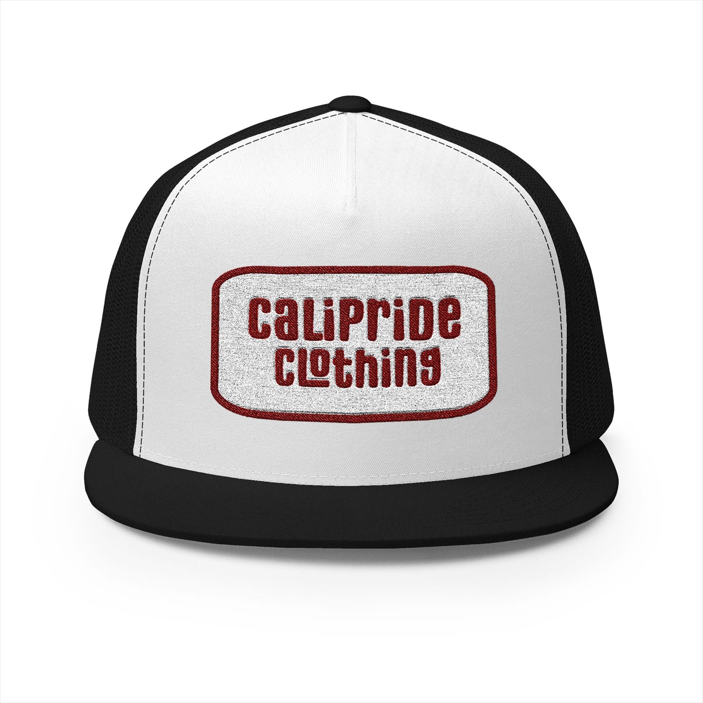 CaliPride Clothing Red Oval Logo Trucker Cap
